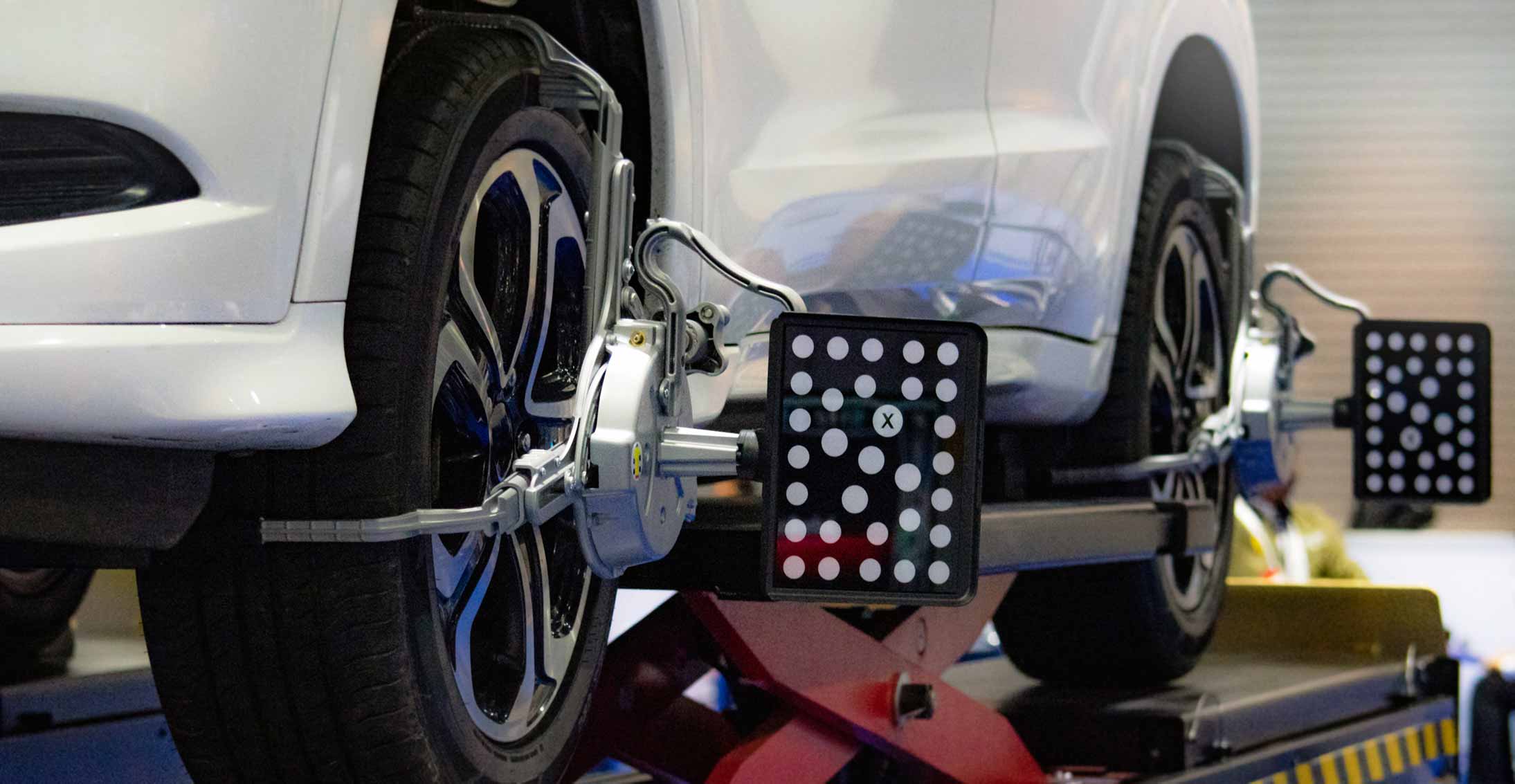 alignement des roues de voiture